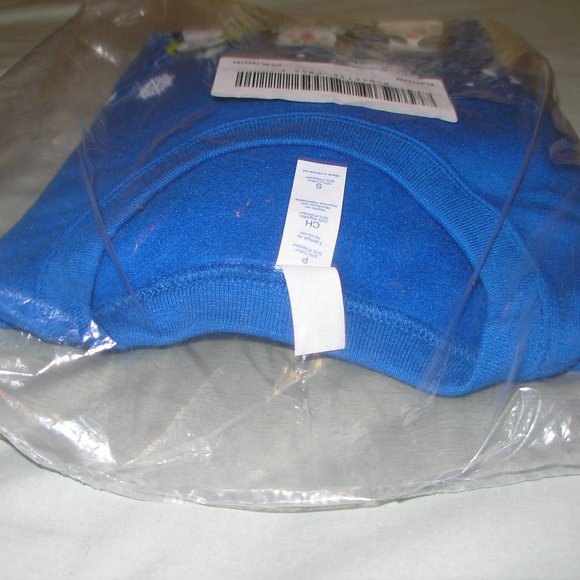 New Women's Small Jerzees Blue Fleece Sweatshirt Screen Printed Penguins - Picture 13 of 13